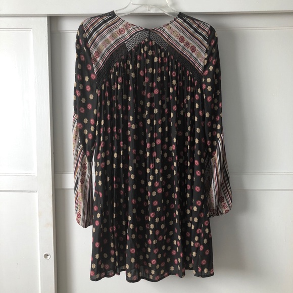 free people🌿 boho patterned mini dress - Picture 7 of 7